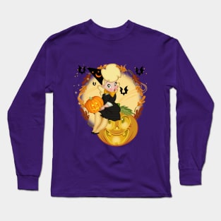 Cute witch Long Sleeve T-Shirt